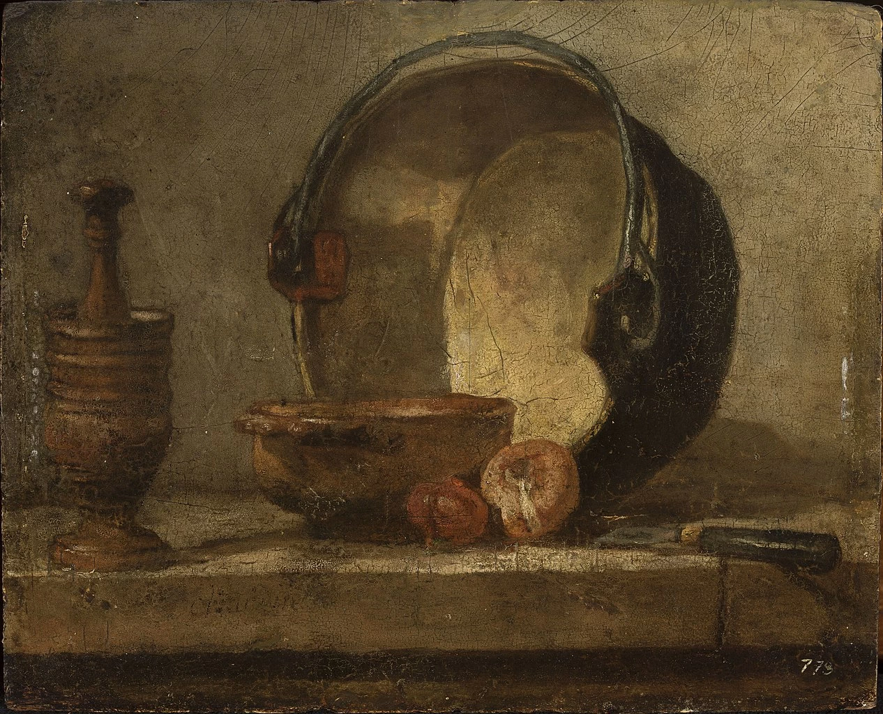 Jean Siméon Chardin - 111, Natura morta con utensili da cucina, National Museum in Warsaw